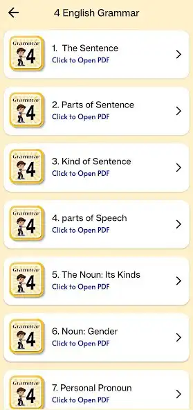 Play Class 4 English Grammar Book as an online game Class 4 English Grammar Book with UptoPlay