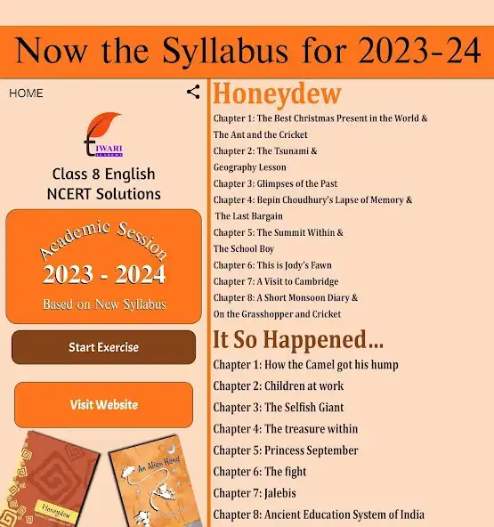 Play Class 8 English for 2023-24  and enjoy Class 8 English for 2023-24 with UptoPlay