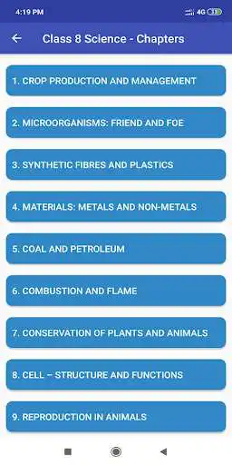 Play Class 8 Science NCERT Book in English as an online game Class 8 Science NCERT Book in English with UptoPlay