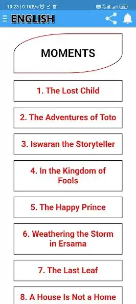 Play Class 9 English Moments NCERT  and enjoy Class 9 English Moments NCERT with UptoPlay