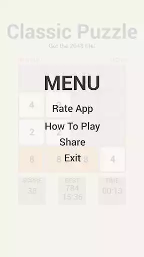 Play CLASSIC 2048 PUZZLE as an online game CLASSIC 2048 PUZZLE with UptoPlay