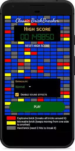 Play Classic BrickBreaker  and enjoy Classic BrickBreaker with UptoPlay
