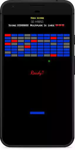 Play Classic BrickBreaker as an online game Classic BrickBreaker with UptoPlay