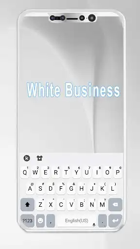 Play Classic Business White Keyboard Theme  and enjoy Classic Business White Keyboard Theme with UptoPlay