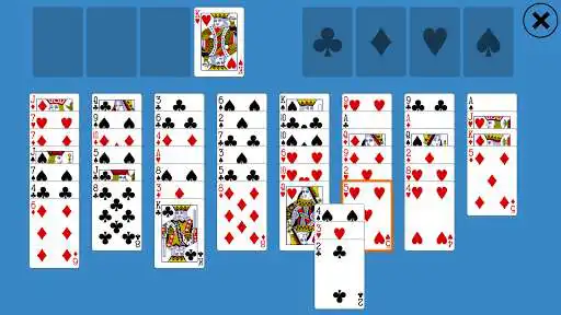 Play Classic Freecell Solitaire as an online game Classic Freecell Solitaire with UptoPlay