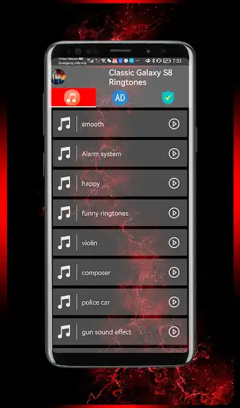 Play Classic Galaxy S8 Ringtones  and enjoy Classic Galaxy S8 Ringtones with UptoPlay