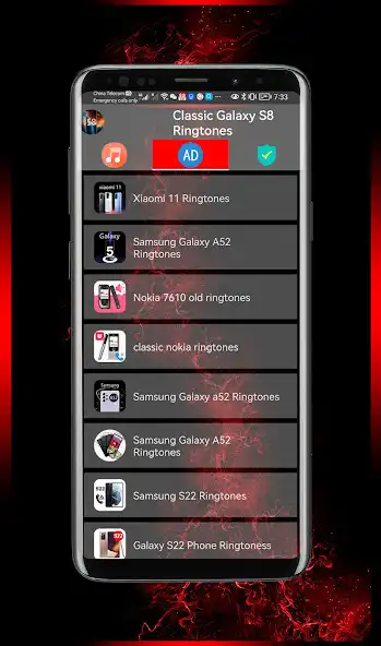 Play Classic Galaxy S8 Ringtones as an online game Classic Galaxy S8 Ringtones with UptoPlay