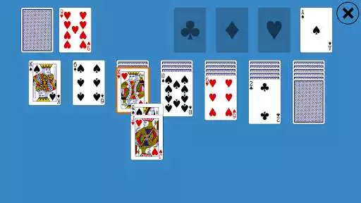 Play Classic Klondike Solitaire as an online game Classic Klondike Solitaire with UptoPlay