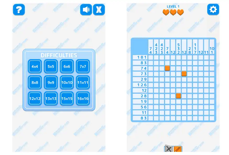 Play Classic Nonogram Puzzle Game as an online game Classic Nonogram Puzzle Game with UptoPlay