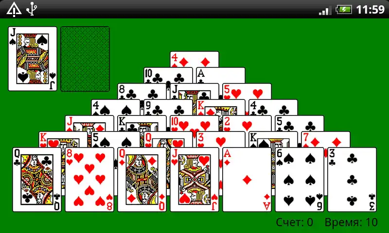 Classic Pyramid HD online game with UptoPlay