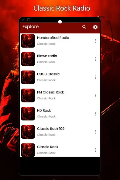 Play Classic Rock Music Radio App. as an online game Classic Rock Music Radio App. with UptoPlay