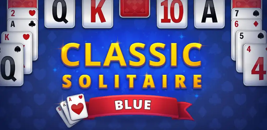 Play Classic Solitaire Blue  and enjoy Classic Solitaire Blue with UptoPlay