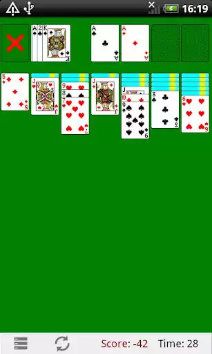 Play Classic Solitaire as an online game Classic Solitaire with UptoPlay