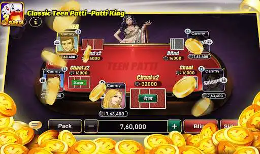 Play Classic Teen Patti -Patti King  and enjoy Classic Teen Patti -Patti King with UptoPlay