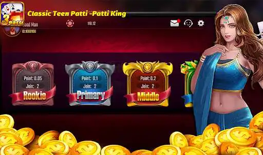 Play Classic Teen Patti -Patti King as an online game Classic Teen Patti -Patti King with UptoPlay