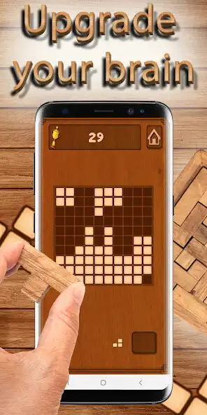 Play Classic Wood Block Puzzle as an online game Classic Wood Block Puzzle with UptoPlay