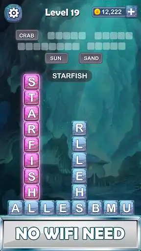 Play Classic Word Cross: Collapse The Word Tower as an online game Classic Word Cross: Collapse The Word Tower with UptoPlay