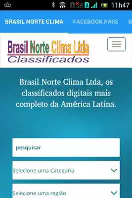 Play Classificados Brasil Norte clima