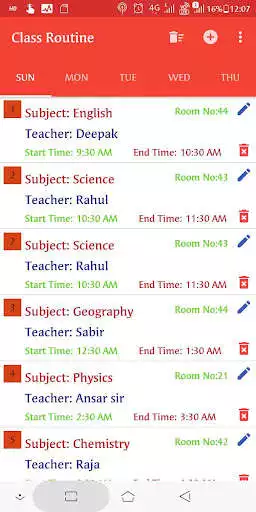 Play Class routine