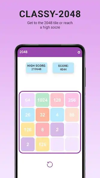 Play Classy-2048 as an online game Classy-2048 with UptoPlay