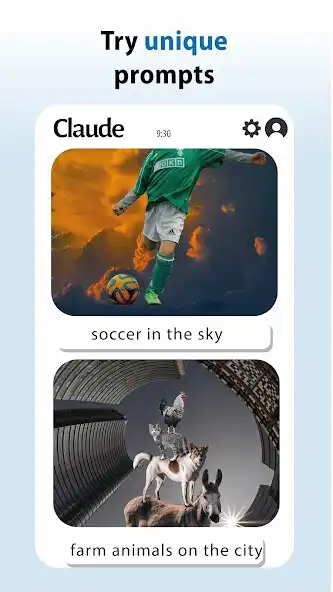 Play Claude 2. the AI art generator as an online game Claude 2. the AI art generator with UptoPlay