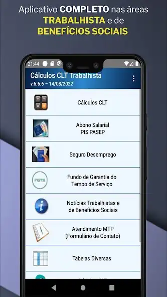 Play Cálculos CLT Trabalhista  and enjoy Cálculos CLT Trabalhista with UptoPlay