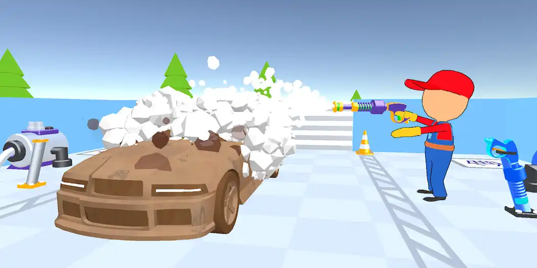 Play Clean Cars 3D: Wash N Drive  and enjoy Clean Cars 3D: Wash N Drive with UptoPlay
