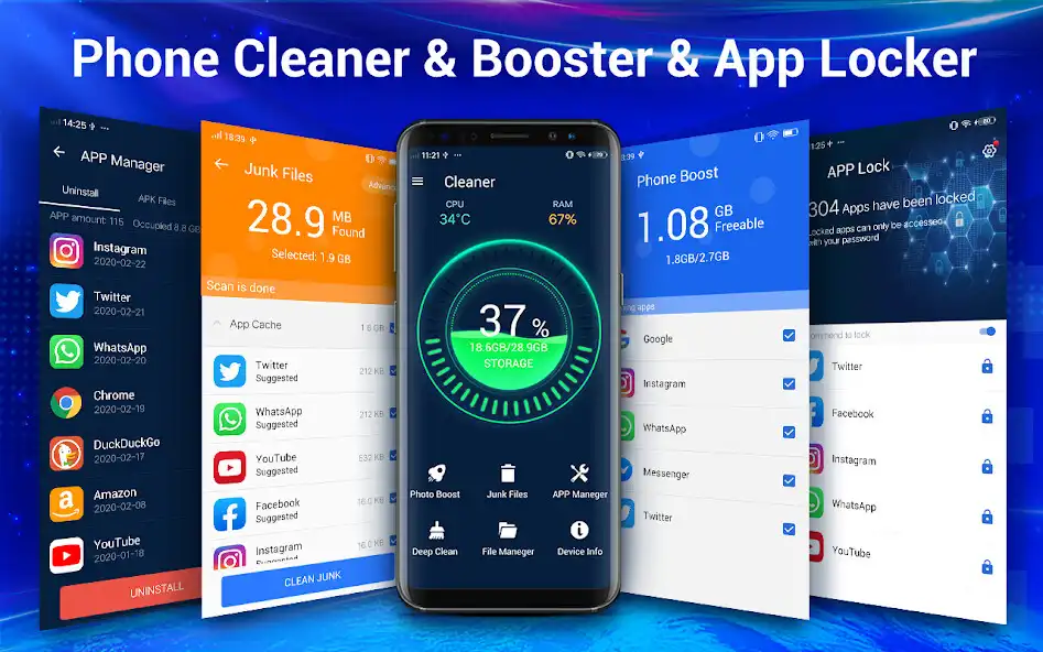 Play Cleaner - Phone Booster  and enjoy Cleaner - Phone Booster with UptoPlay