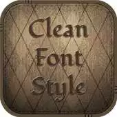 Free play online Clean Font Style APK Free play online Clean Font Style APK