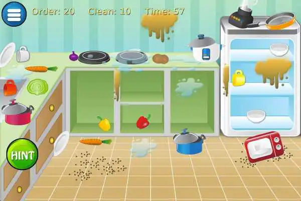 Play Clean house and kitchen