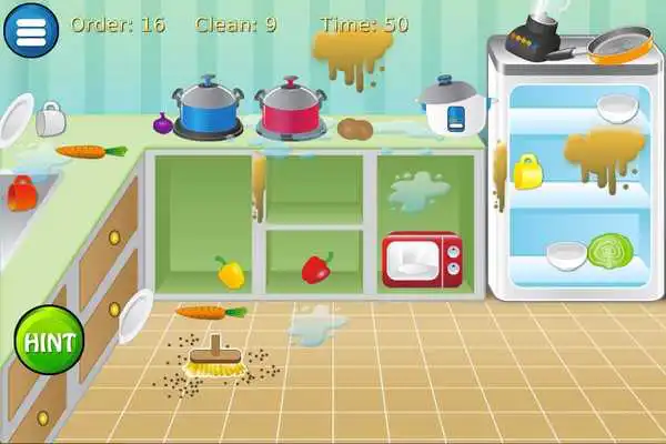 Play Clean house and kitchen