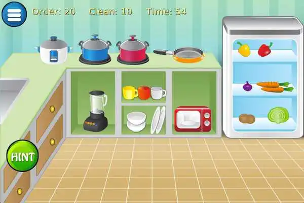 Play Clean house and kitchen