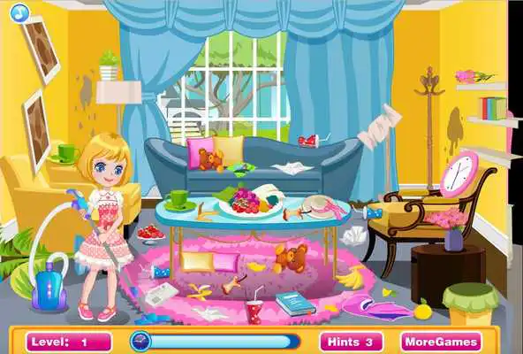 Play Cleaning House Princess Games - Home Cleanup