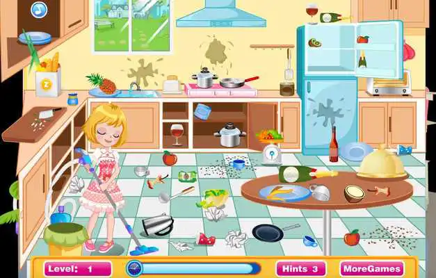Play Cleaning House Princess Games - Home Cleanup
