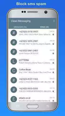 Play Clean Messaging Lite : SMS Spam Blocker