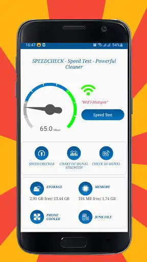 Play Clean my phone - Speed checker as an online game Clean my phone - Speed checker with UptoPlay