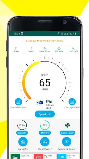 Play Cleanup to speed up your phone as an online game Cleanup to speed up your phone with UptoPlay