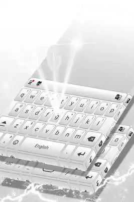 Play Clean White Keyboard Theme