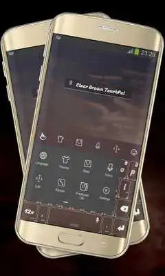 Play Clear Brown Keypad Cover