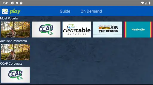 Play Clearcable TV as an online game Clearcable TV with UptoPlay