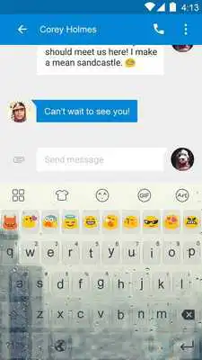Play Clear Glass City-Gifs Keyboard