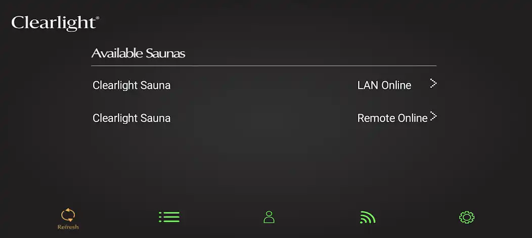 Play Clearlight® Sauna Connect App as an online game Clearlight® Sauna Connect App with UptoPlay
