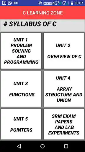 Play APK C Learning Zone  and enjoy C Learning Zone with UptoPlay com.srmc.anamay.clanguage