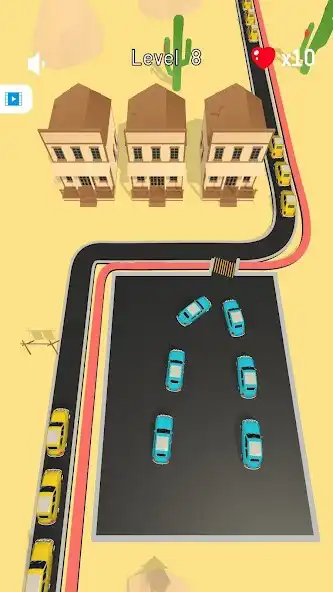 Play Clear Parking Lot ! as an online game Clear Parking Lot ! with UptoPlay