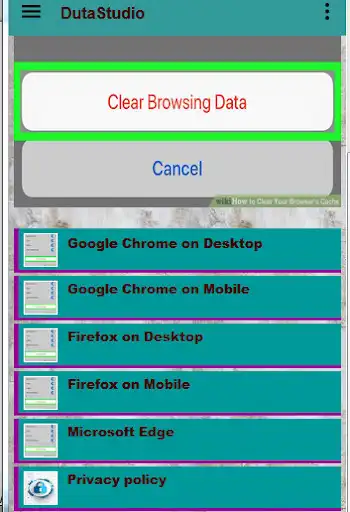 Play Clear Your Browser  Cache as an online game Clear Your Browser  Cache with UptoPlay
