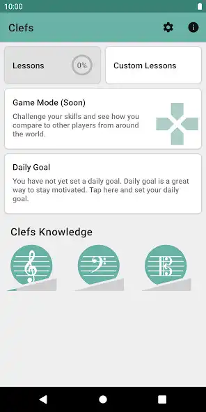 Play Clefs: Music Reading Trainer  and enjoy Clefs: Music Reading Trainer with UptoPlay