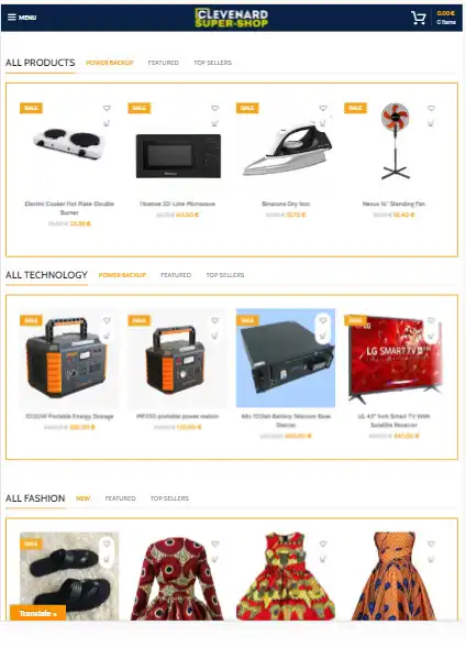 Play Clevenard Shop Web  and enjoy Clevenard Shop Web with UptoPlay