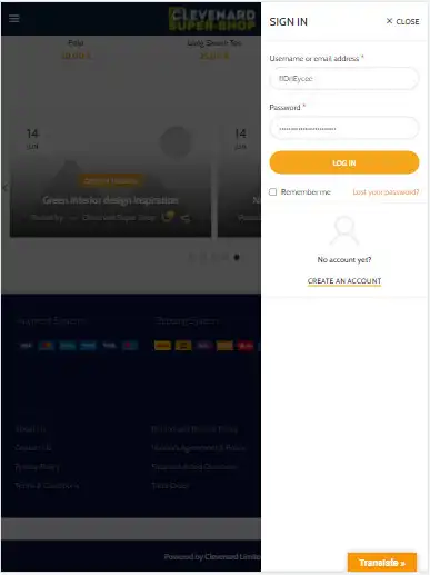 Play Clevenard Shop Web as an online game Clevenard Shop Web with UptoPlay