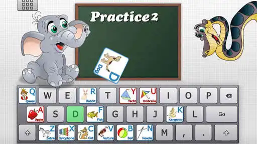 Play Clever Keyboard: ABC Learning as an online game Clever Keyboard: ABC Learning with UptoPlay