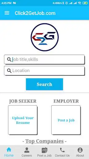 Play Click2GetJob.com as an online game Click2GetJob.com with UptoPlay